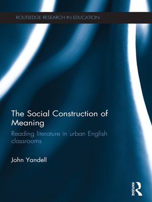 cover image of The Social Construction of Meaning